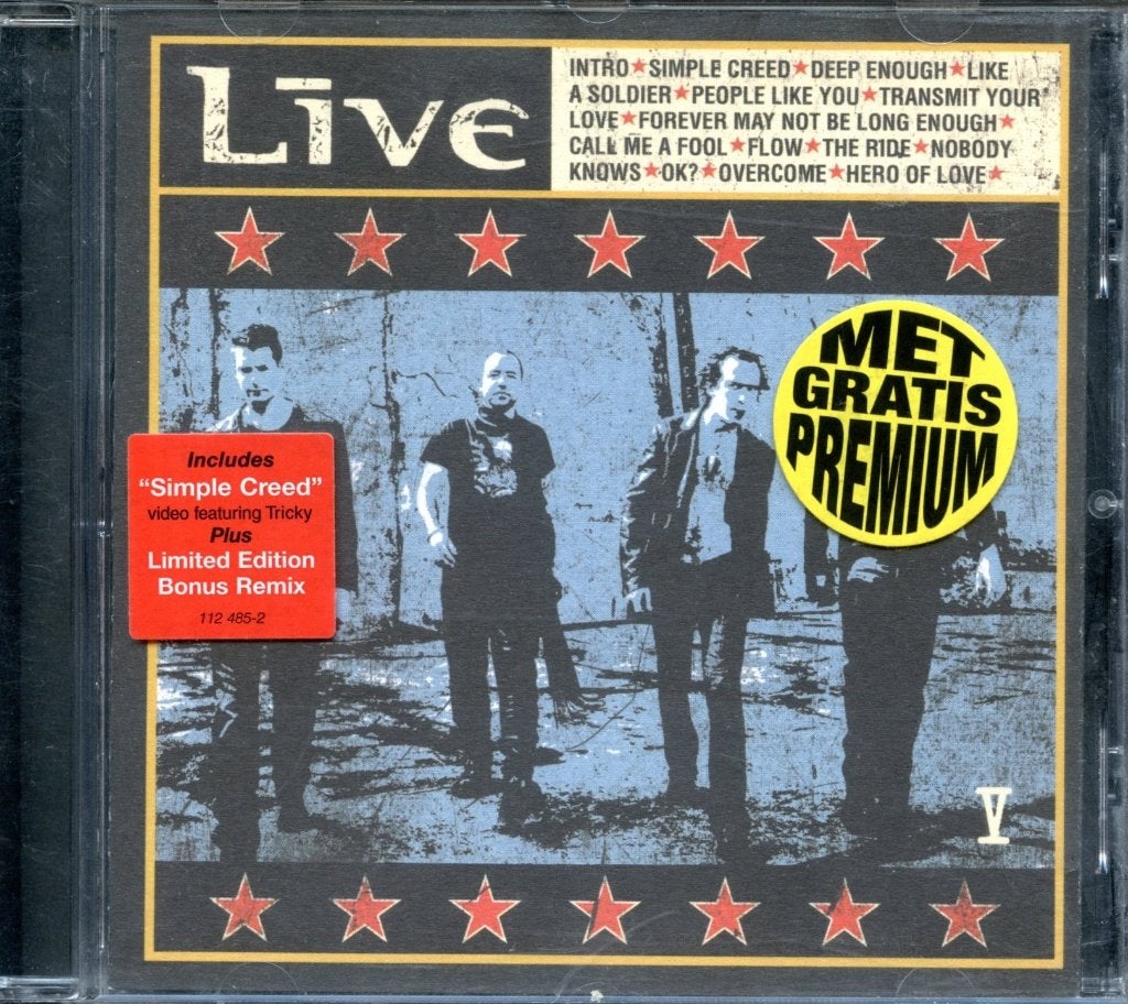 Live - V, Ophalen of Verzenden, Zo goed als nieuw