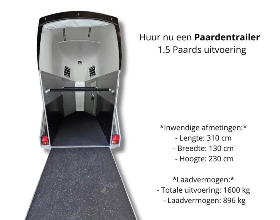 Huur nu een paardentrailer - 1.5 Paards uitvoering , Auto diversen, Ophalen, Böckmann Fahrzeugwerke GmbH, Info@boeckmann.com, Industriegebiet Siehefeld D-49688 Lastrup Duitsland