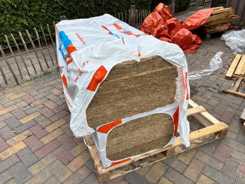 Rockwool isolatie, Ophalen, 4 tot 8 cm, Dakisolatie, Nieuw