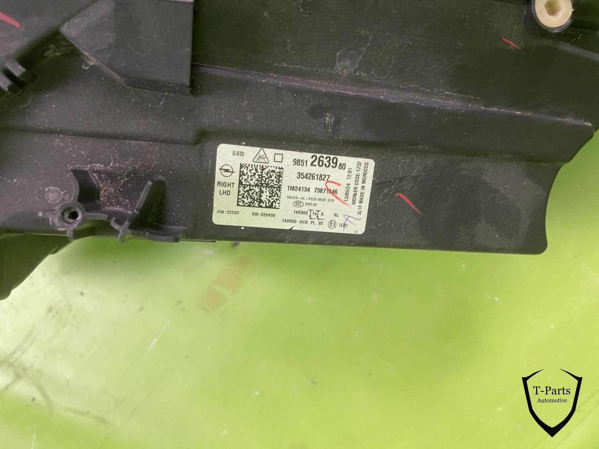 opel corsa f koplamp rechts lamp 9851263980, Auto-onderdelen, Gebruikt, Opel Automobile GmbH, Ophalen of Verzenden, Kontakt@opel-infoservice.de