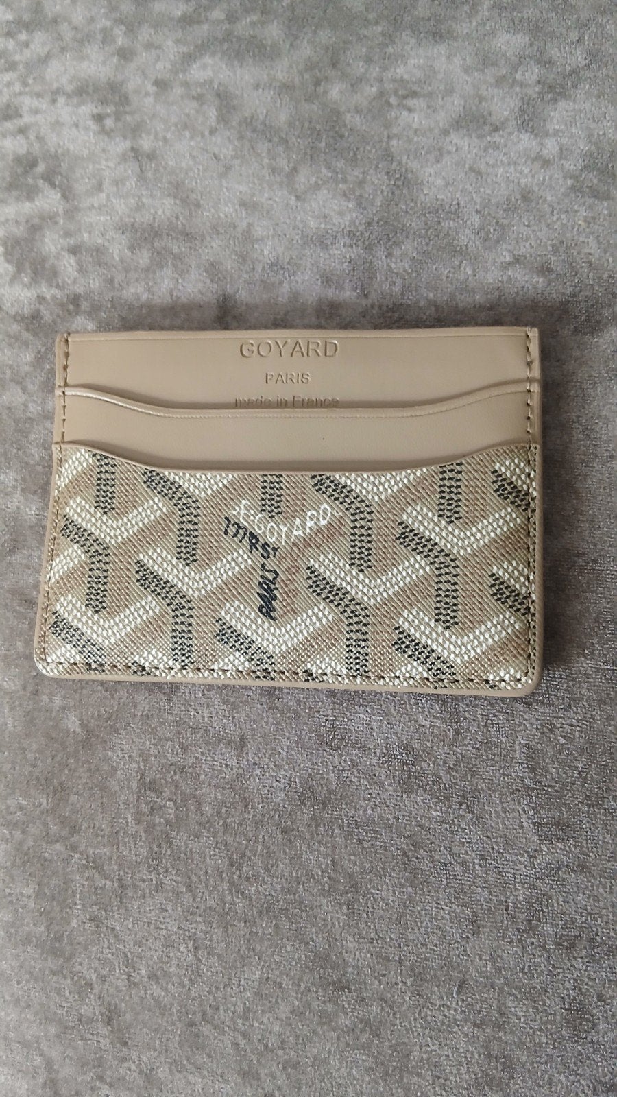 Goyard Kaarthouder - Beige, Ophalen of Verzenden, Gebruikt, Beige, Overige merken