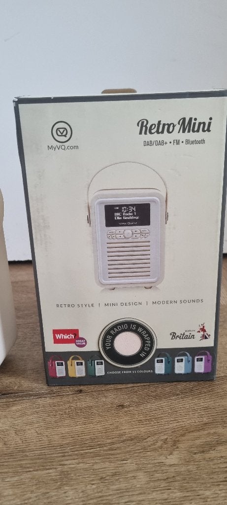 Retro Mini DAB/DAB+ FM Bluetooth Radio - Zo goed als nieuw, Ophalen of Verzenden, Zo goed als nieuw, Radio
