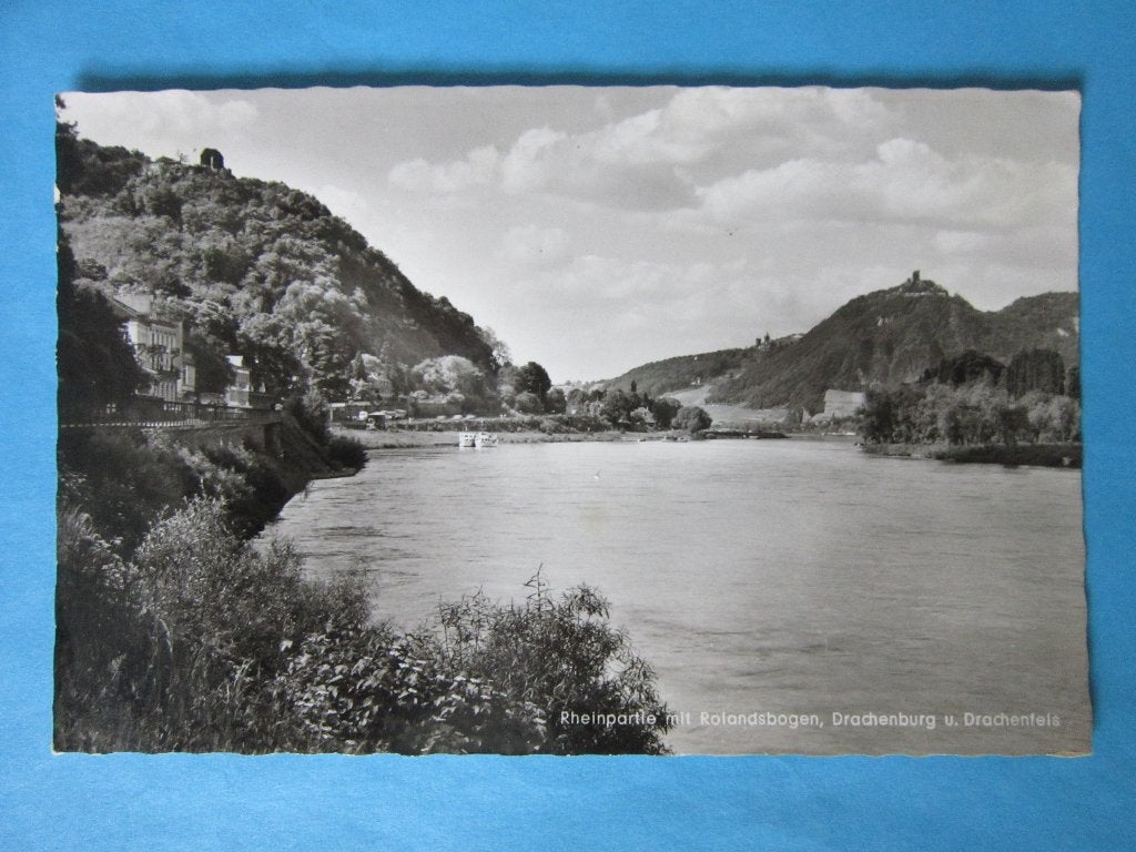 Ansichtkaart: Duitsland, Rheinpartle mit Rolandsbogen,, Verzamelen, Ophalen of Verzenden, 1960 tot 1980, Gelopen, Duitsland