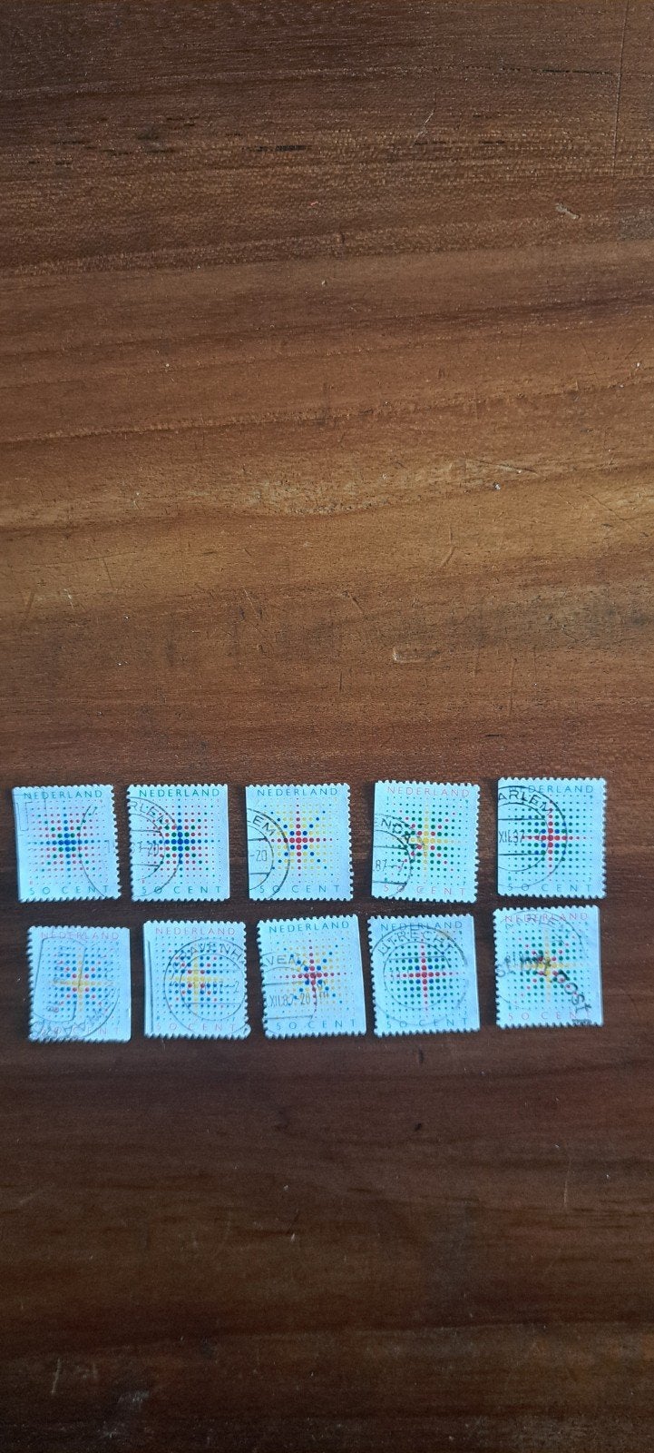 Serie December zegels gestempeld. 1987 ., Ophalen of Verzenden