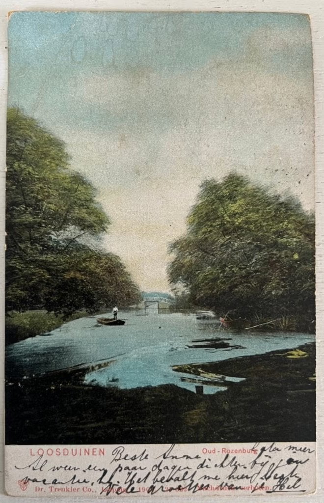 Oude Ansichtkaart - Loosduinen - Oud Rozenburg, Ophalen of Verzenden, Voor 1920, Gelopen, Zuid-Holland