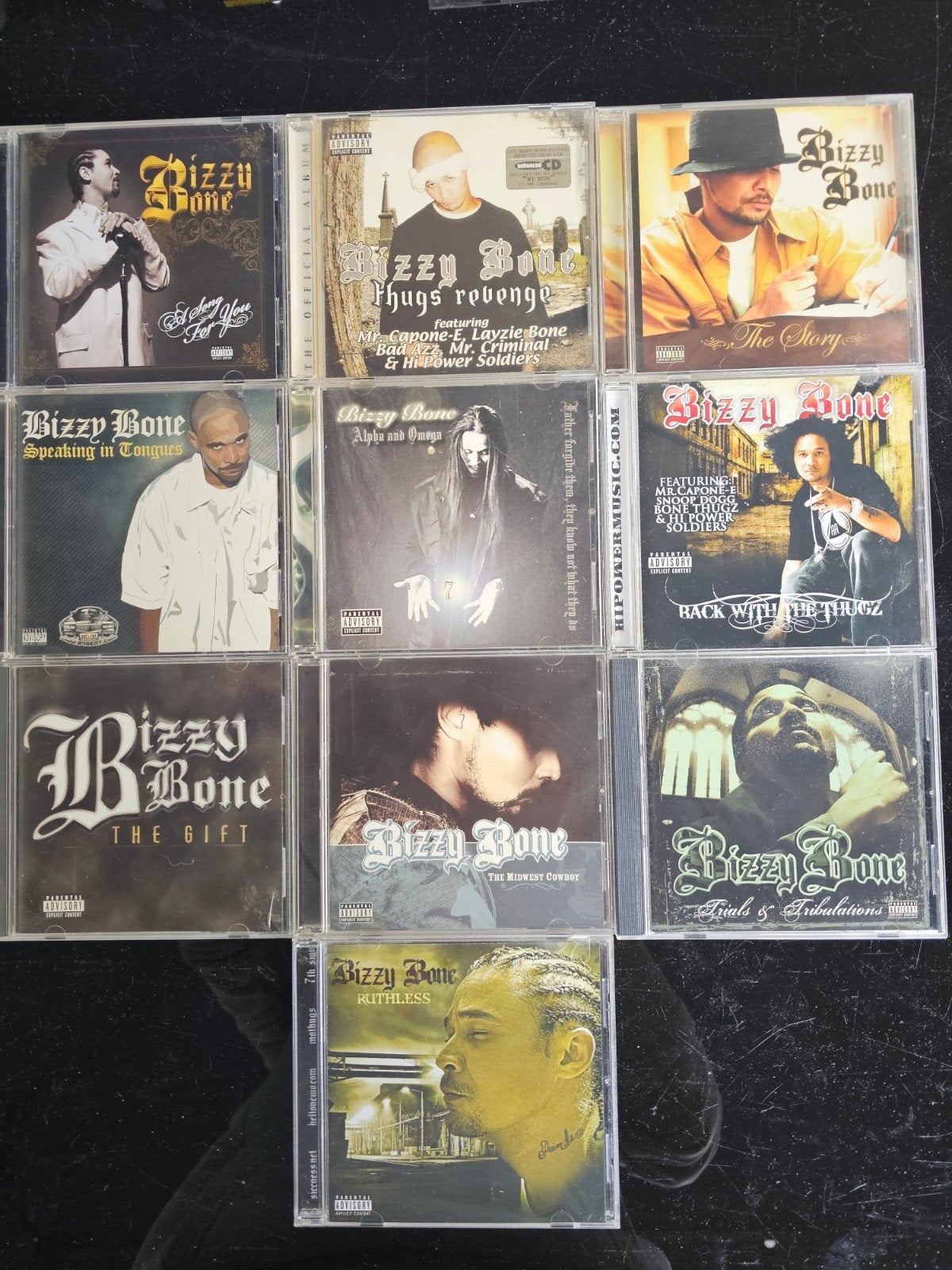 Bizzy Bone CD Collectie (10x Albums) Thug Rap / Hi-Power, Ophalen of Verzenden