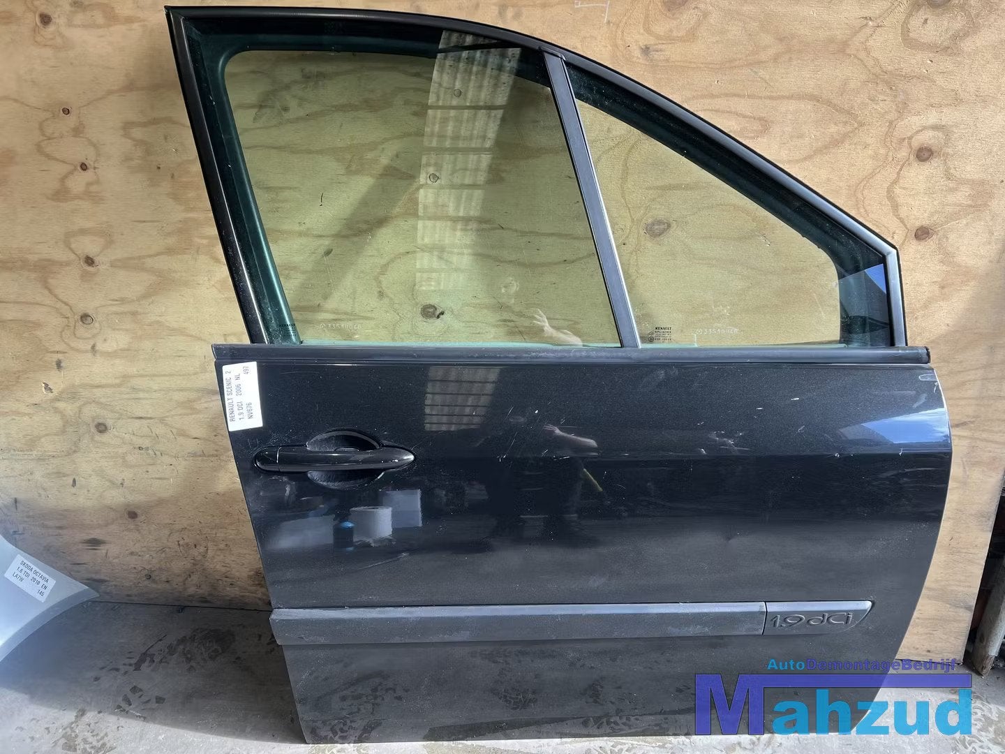 RENAULT SCENIC 2 NV676 Zwart rechts achter deur portier 2004, Renault Group, Gebruikt, Contact.group@renault.com, Achter
