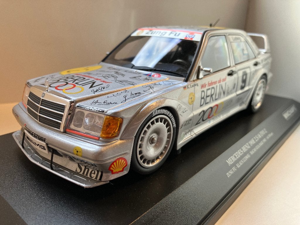 Mercedes 190 E 2.5 16v Evo 2 DTM  K.Ludwig  nr 9  1/18, Ophalen of Verzenden, Nieuw, Auto, MiniChamps