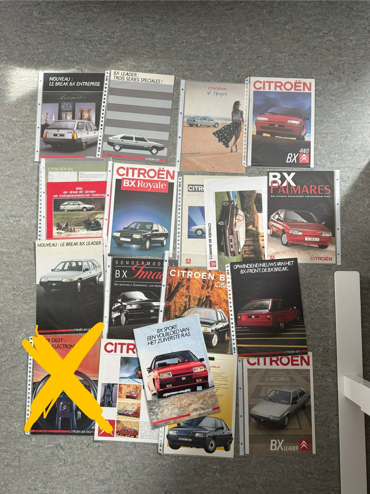 Verzameling Citroën BX - zeer compleet en bijzonder, Boeken, Auto's | Folders en Tijdschriften, Ophalen, Gelezen, Citroën