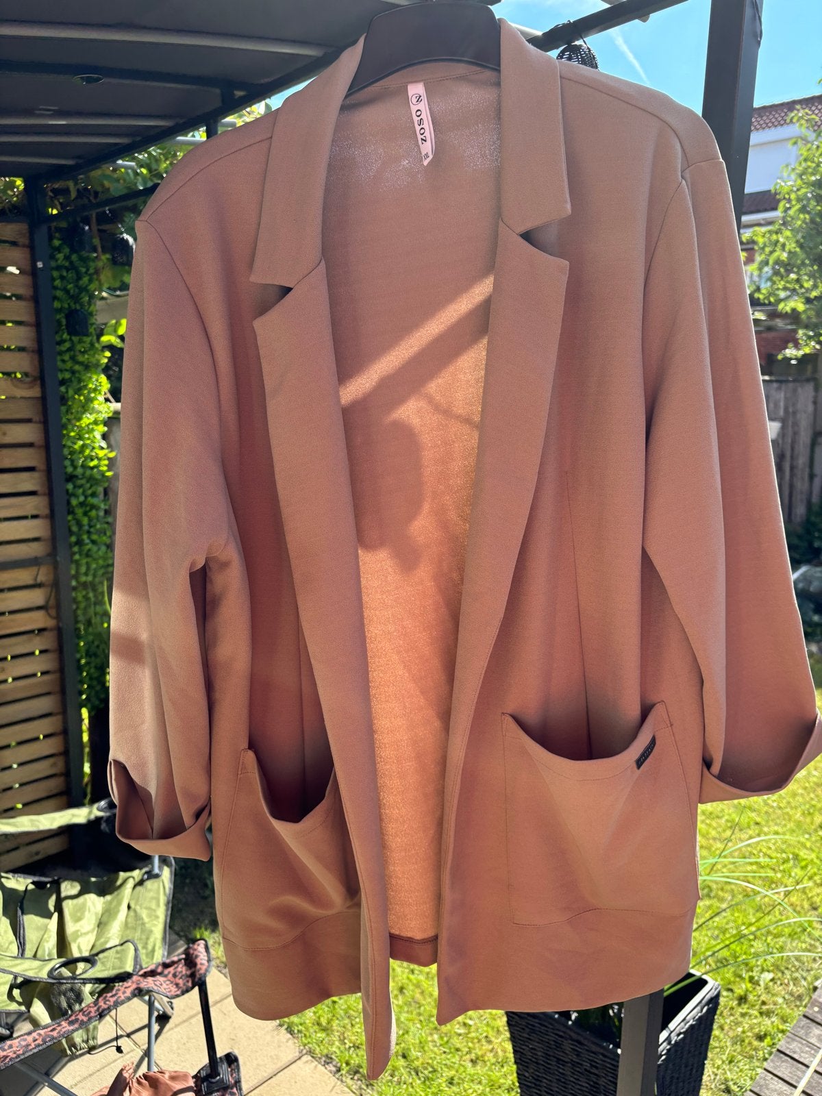 2 leuke blazers maat 44/46, Kleding | Dames, Beige, Maat 42/44 (L), Ophalen of Verzenden, Zo goed als nieuw