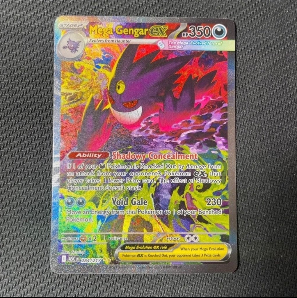Mega Gengar ex 284/217, Ophalen of Verzenden, Nieuw, Losse kaart, Foil