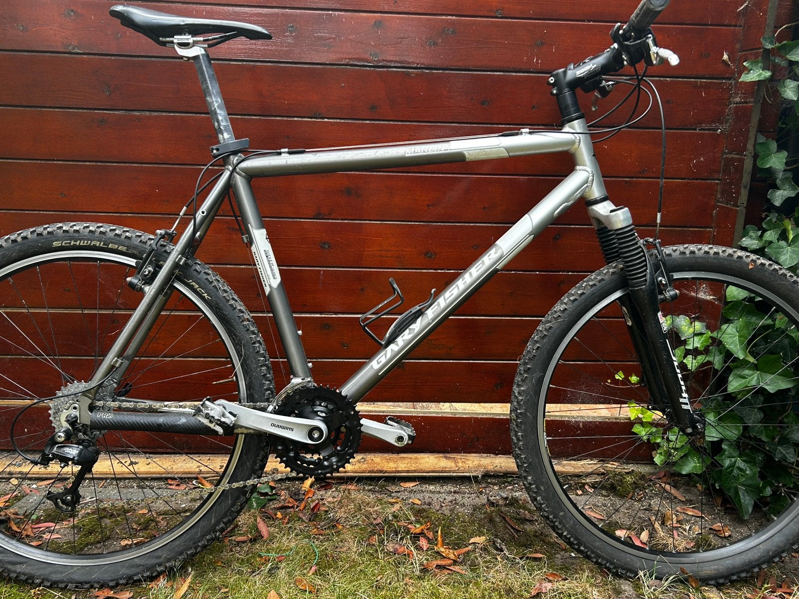 Klassieker: Gary Fischer Marlin MTB uit 2002 - Genesis frame, Gebruikt, Velgrem, 61 tot 65 cm, Meer dan 20 versnellingen