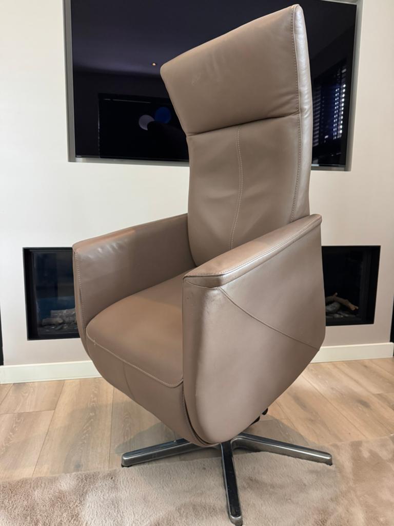 Prominent Sta Op stoel, Huis en Inrichting, Fauteuils, Zo goed als nieuw, Leer, 50 tot 75 cm, Minder dan 75 cm, Ophalen