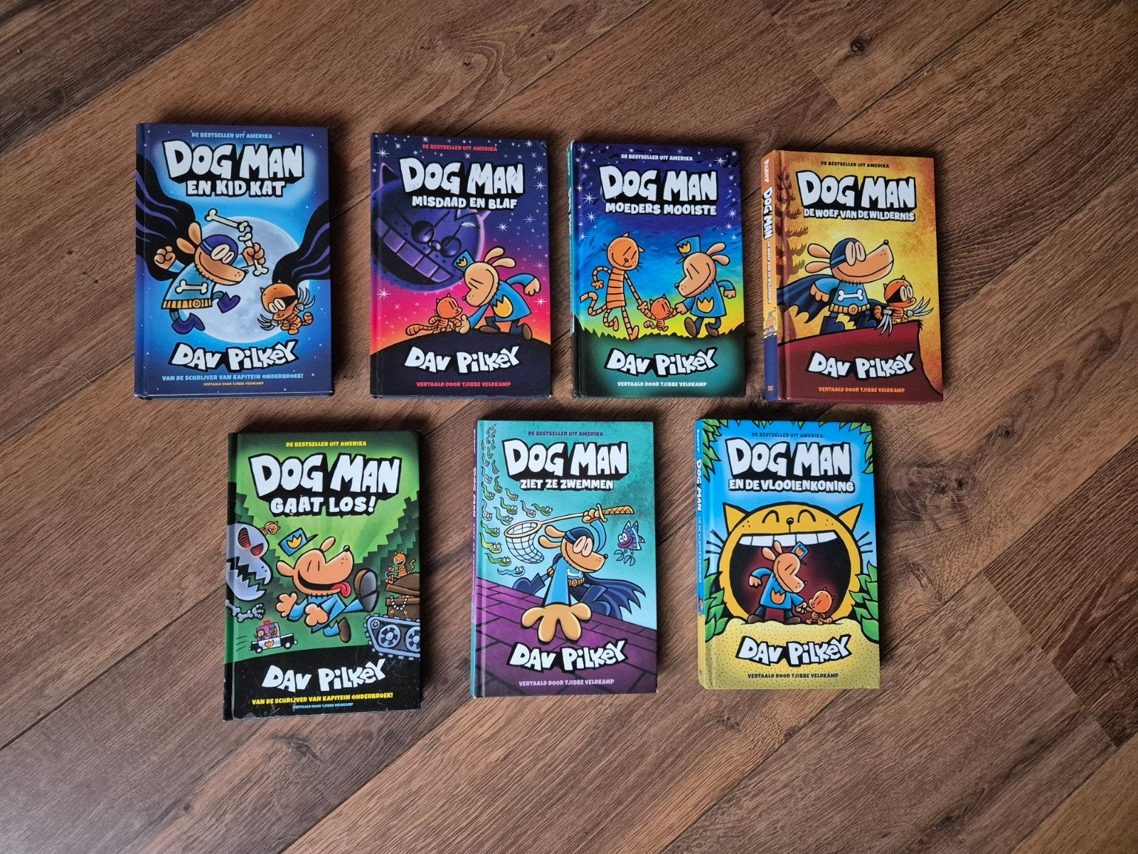 7x Dog man!, Boeken, Kinderboeken | Jeugd | onder 10 jaar, Ophalen of Verzenden, Gelezen, Dav Pilkey, Fictie algemeen