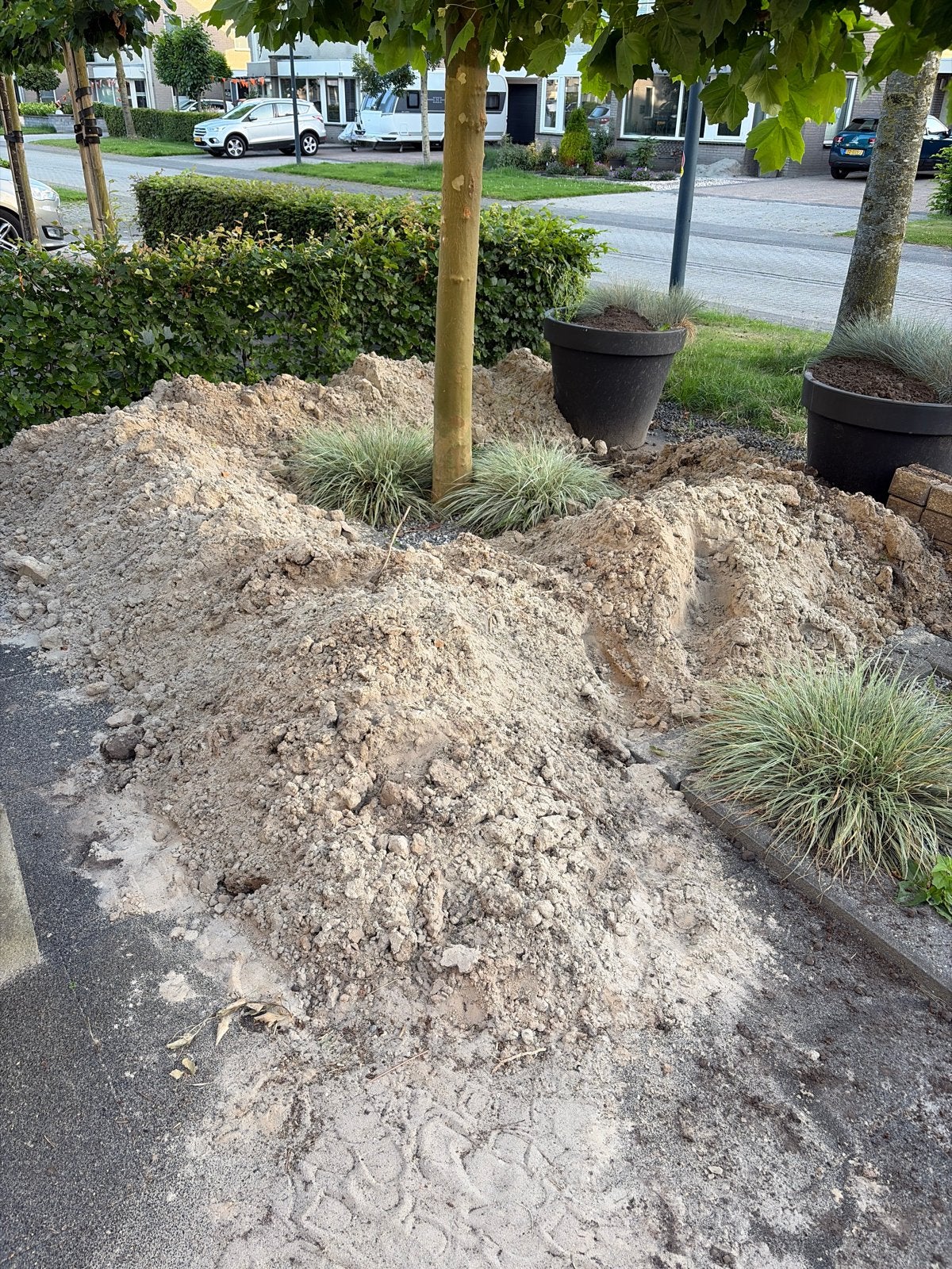 Gratis zand af te halen, Tuin en Terras, Zand, Ophalen, Gebruikt, Ophoogzand