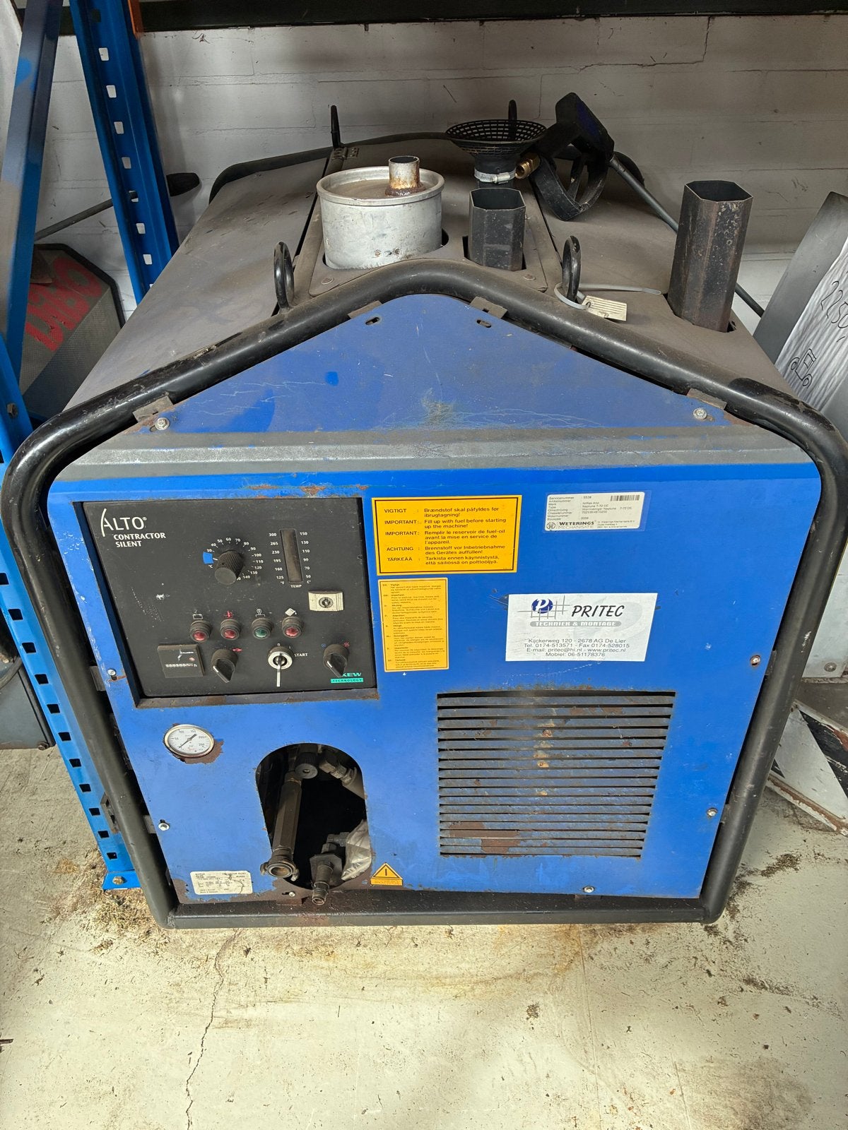 Nilfisk Alto Neptune 7-72 DE Warmwater Hogedrukreiniger Dies, Ophalen