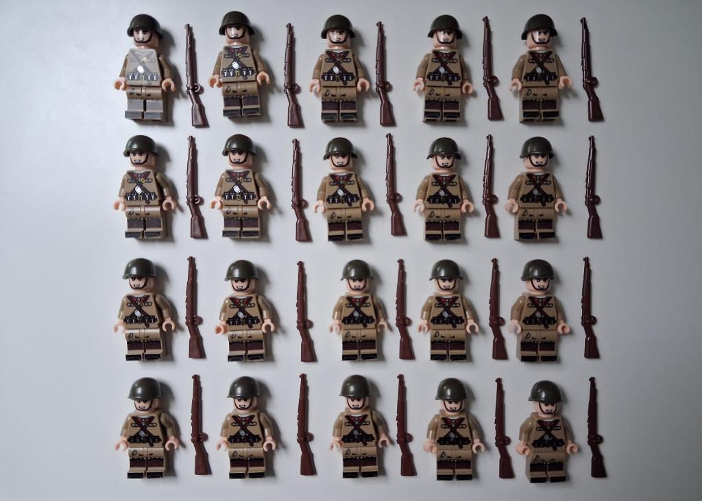 20 Sovjet-Unie Soldaten, Ophalen of Verzenden