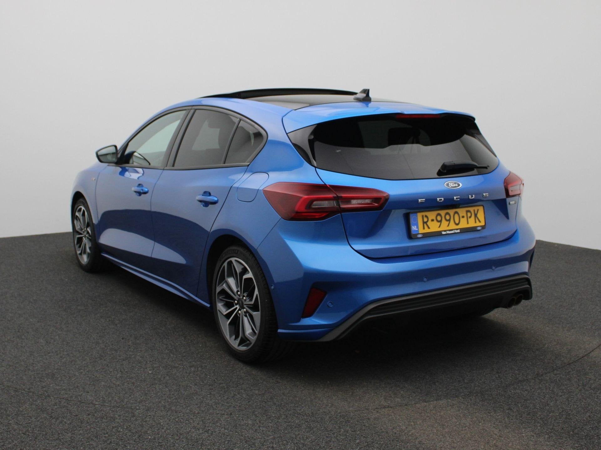 Ford Focus Hybrid ST Line Style | Panoramadak | 18 inch | Wi, 12 maanden, Gebruikt, Euro 6, Blauw