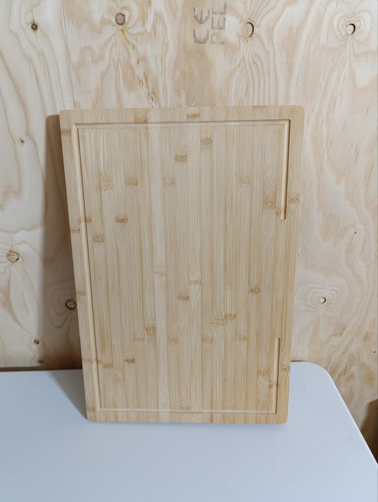 Houten snijplank met overzetrand, Ophalen of Verzenden, Nieuw