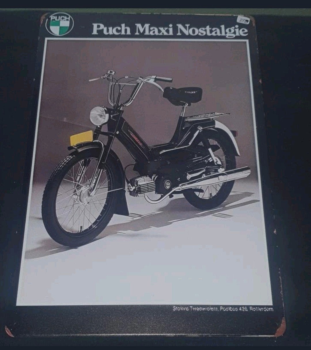 Wandbord Puch Maxi - Ideaal voor de man cave of garage, Verzamelen, Ophalen of Verzenden, Nieuw, Motoren