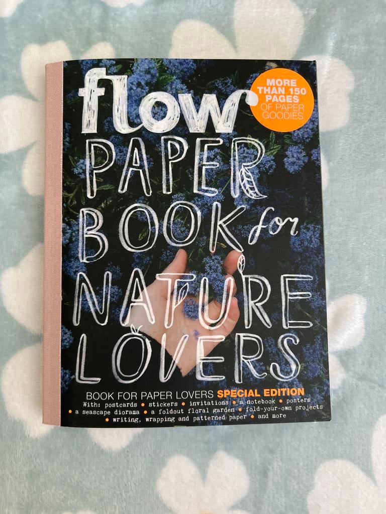 Flow Paper Book for Nature Lovers - Special Edition, Ophalen, Zo goed als nieuw, Natuur algemeen
