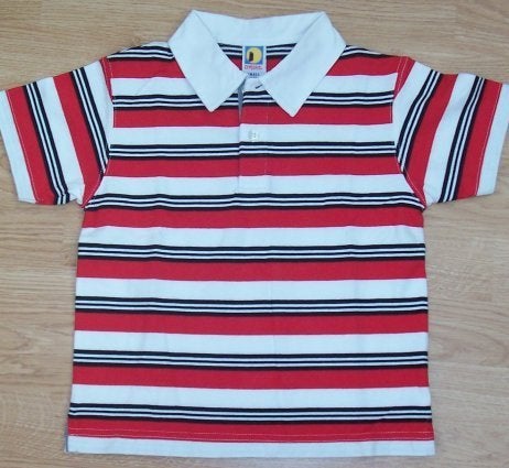 Maat 122 Gestreepte Gymboree jongens polo NIEUW (0035), Gymboree, Nieuw, Ophalen of Verzenden, Shirt of Longsleeve