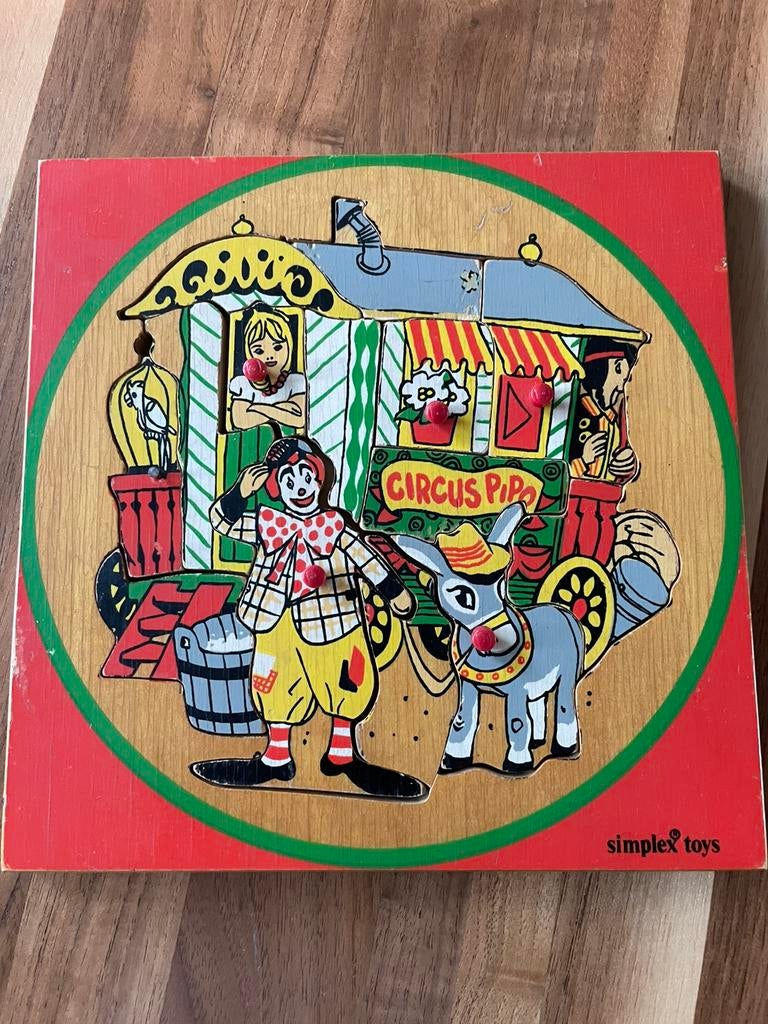 Puzzeltje circus pipowagen woonwagen, Ophalen of Verzenden, Gebruikt