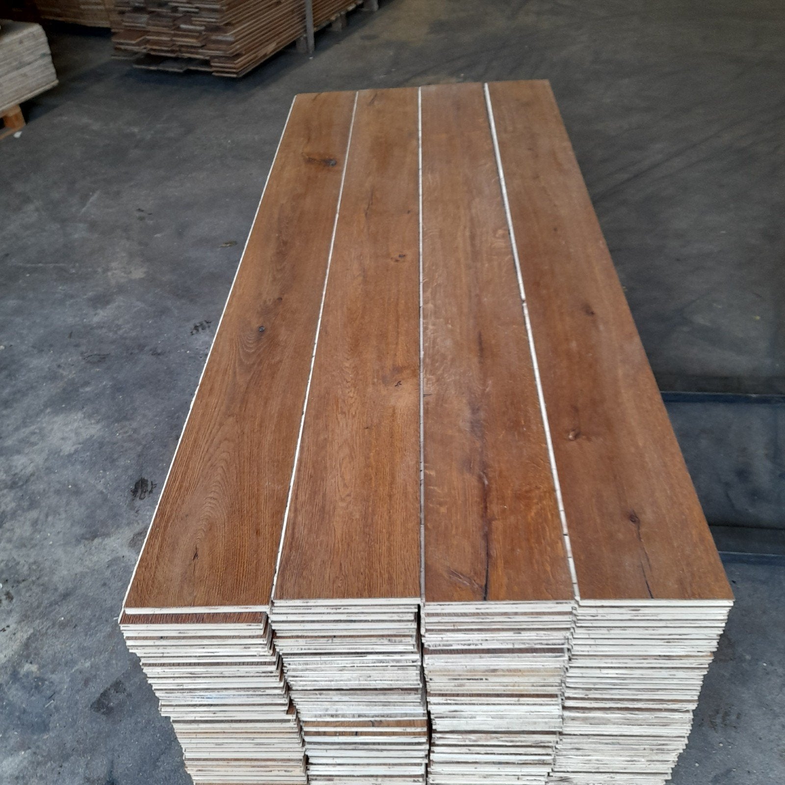 Eiken vloer 57 m2 lamelparket vloerdelen, Ophalen, Vloerdelen of -planken, Zo goed als nieuw, 10 m² of meer