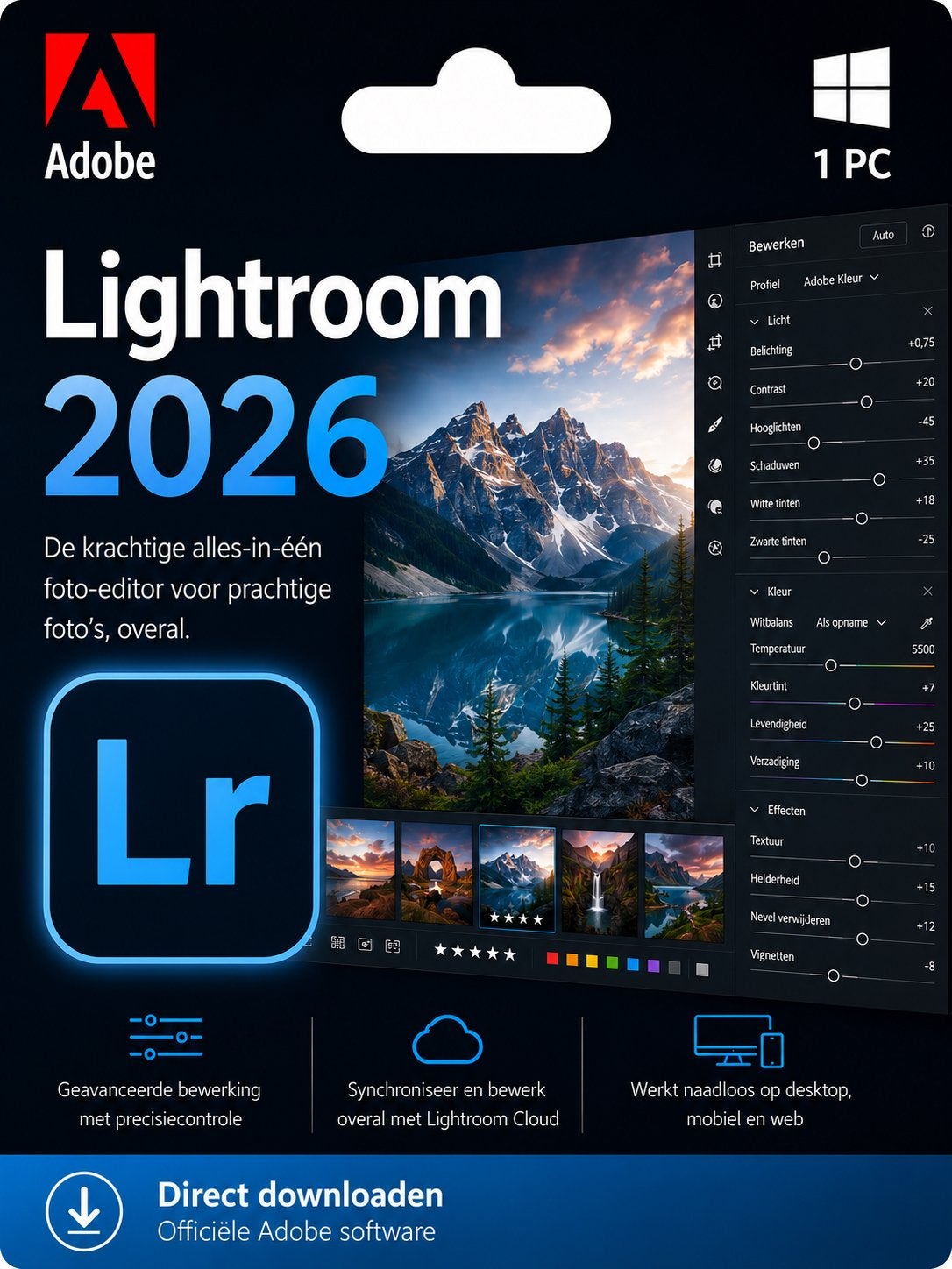 Lightroom Classic 2026 | Origineel met Licentiecode, Verzenden, Nieuw