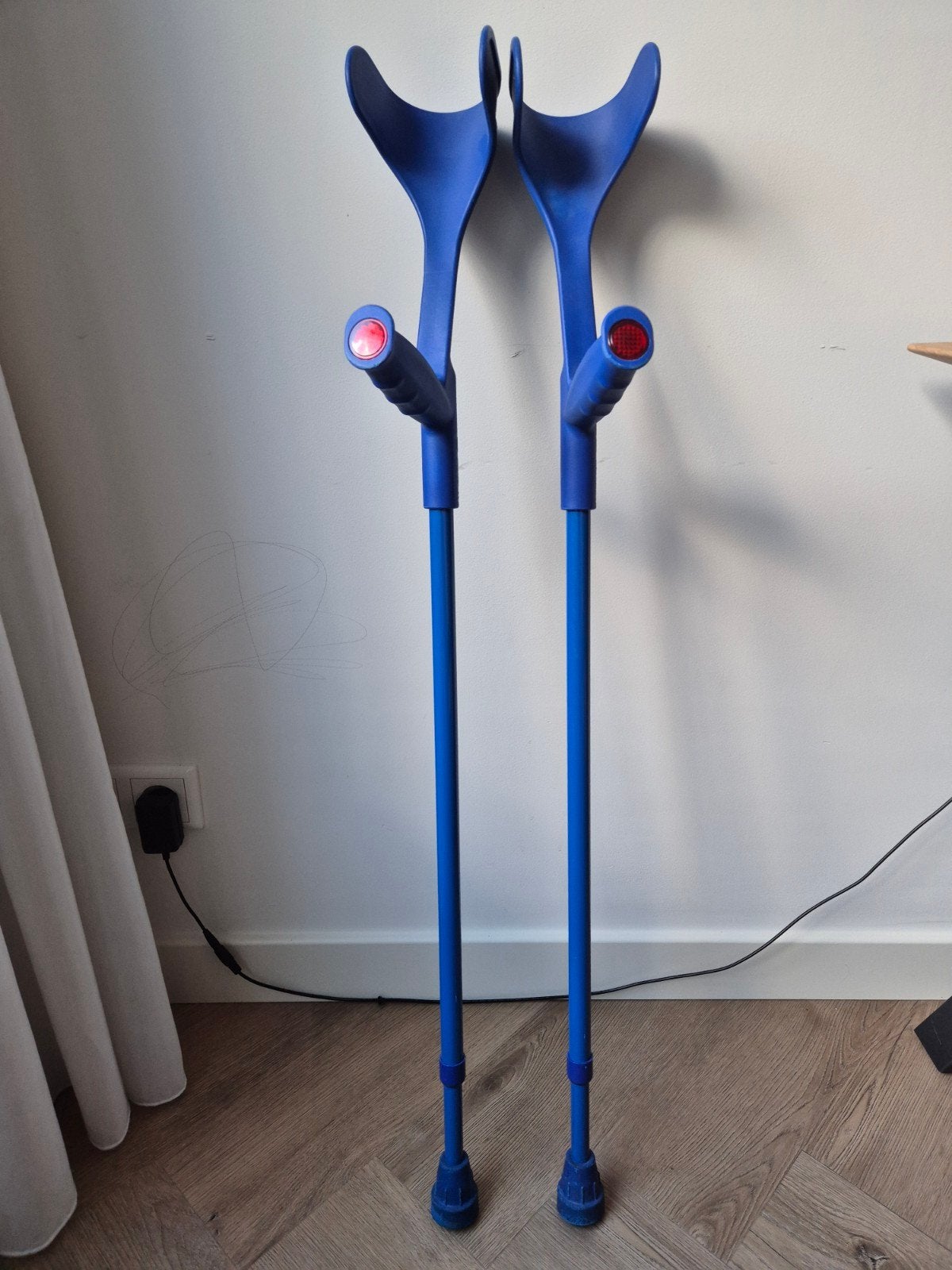 Loopkrukken blauw van merk Ossenberg, Diversen, Ophalen, In hoogte verstelbaar, Nieuw