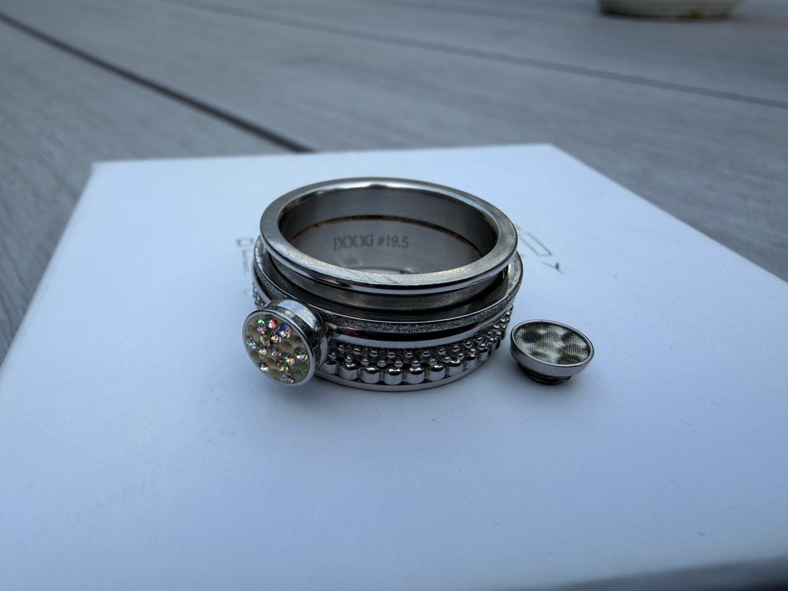 IXXXI ring maat 19,5, Sieraden, Tassen en Uiterlijk, Ringen, 19 tot 20, Ophalen of Verzenden, Zo goed als nieuw, Dame