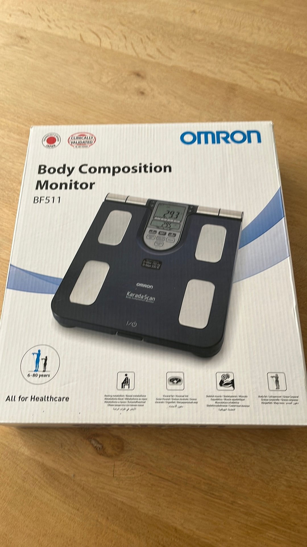 Omron Body composition monitor BF511, Ophalen, Zo goed als nieuw, Overige typen
