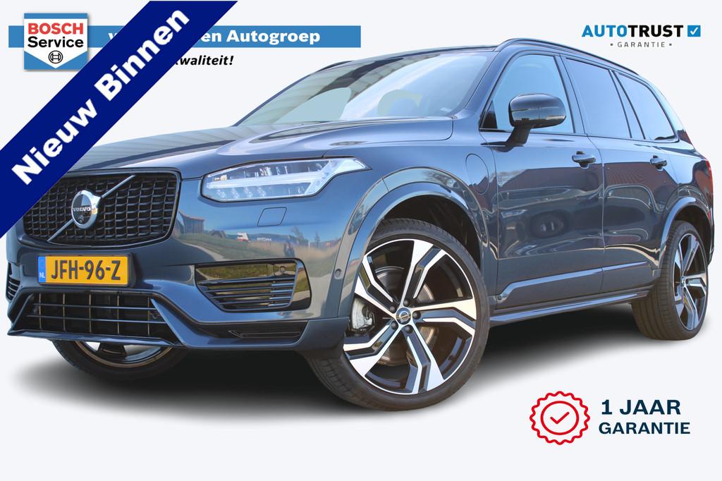 Volvo XC90 2.0 T8 Recharge AWD Ultra Dark | Incl. 12 maanden, Auto's, 12 maanden, Gebruikt, 4 cilinders, Blauw