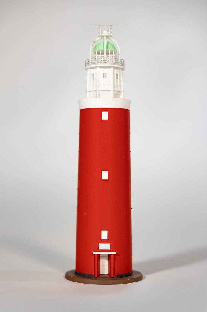 3D-geprinte vuurtoren “Eirland” Texel, Ophalen of Verzenden, Zo goed als nieuw