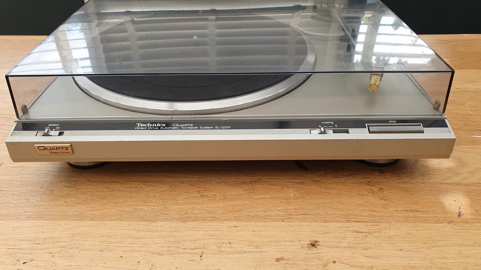 Technics SL-Q210 Quartz Direct Drive Platenspeler, Audio, Tv en Foto, Ophalen of Verzenden