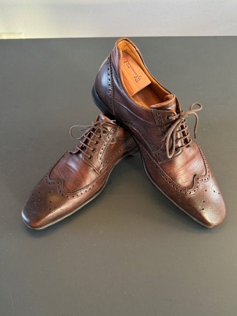 GREVE, half brogues maat 9,5, Kleding | Heren, Schoenen, Bruin, Ophalen of Verzenden, Veterschoenen, Gedragen