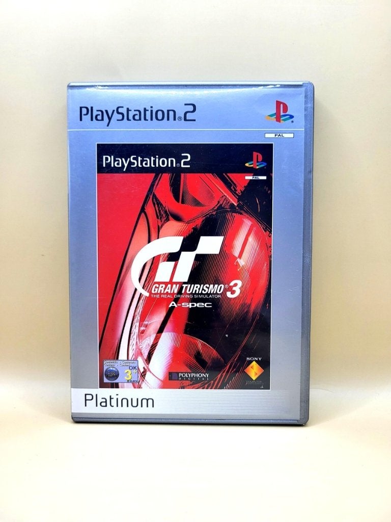 Gran Turismo 3 A Spec (Platinum) - PlayStation 2 - PS2, Eén computer, Ophalen of Verzenden, Zo goed als nieuw, Sony