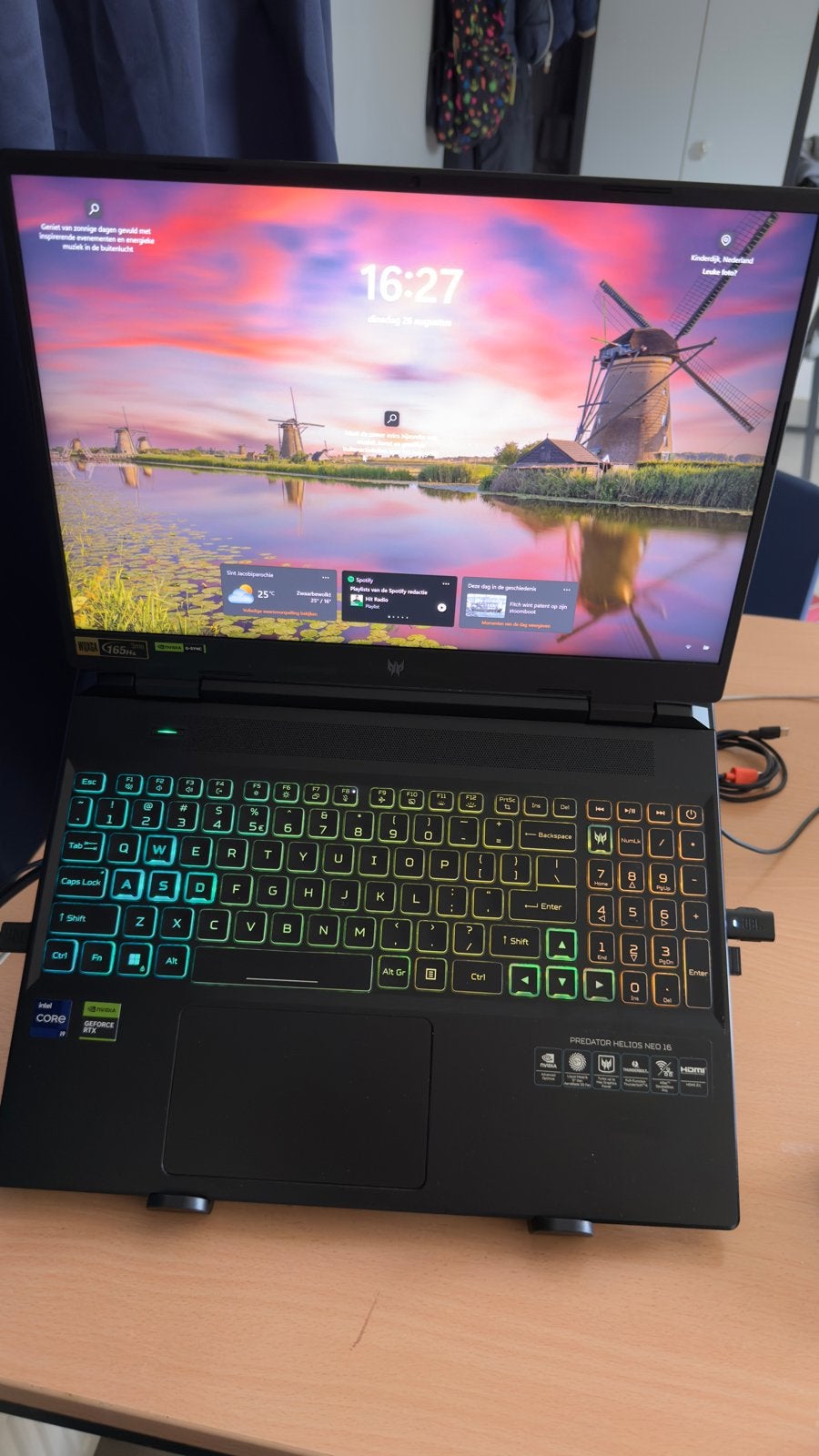 Acer Predator Helios 16 - 32GB RAM, 1TB SSD + Cooling Pad, Computers en Software, Windows Laptops, Met videokaart, 32 GB, Verzenden