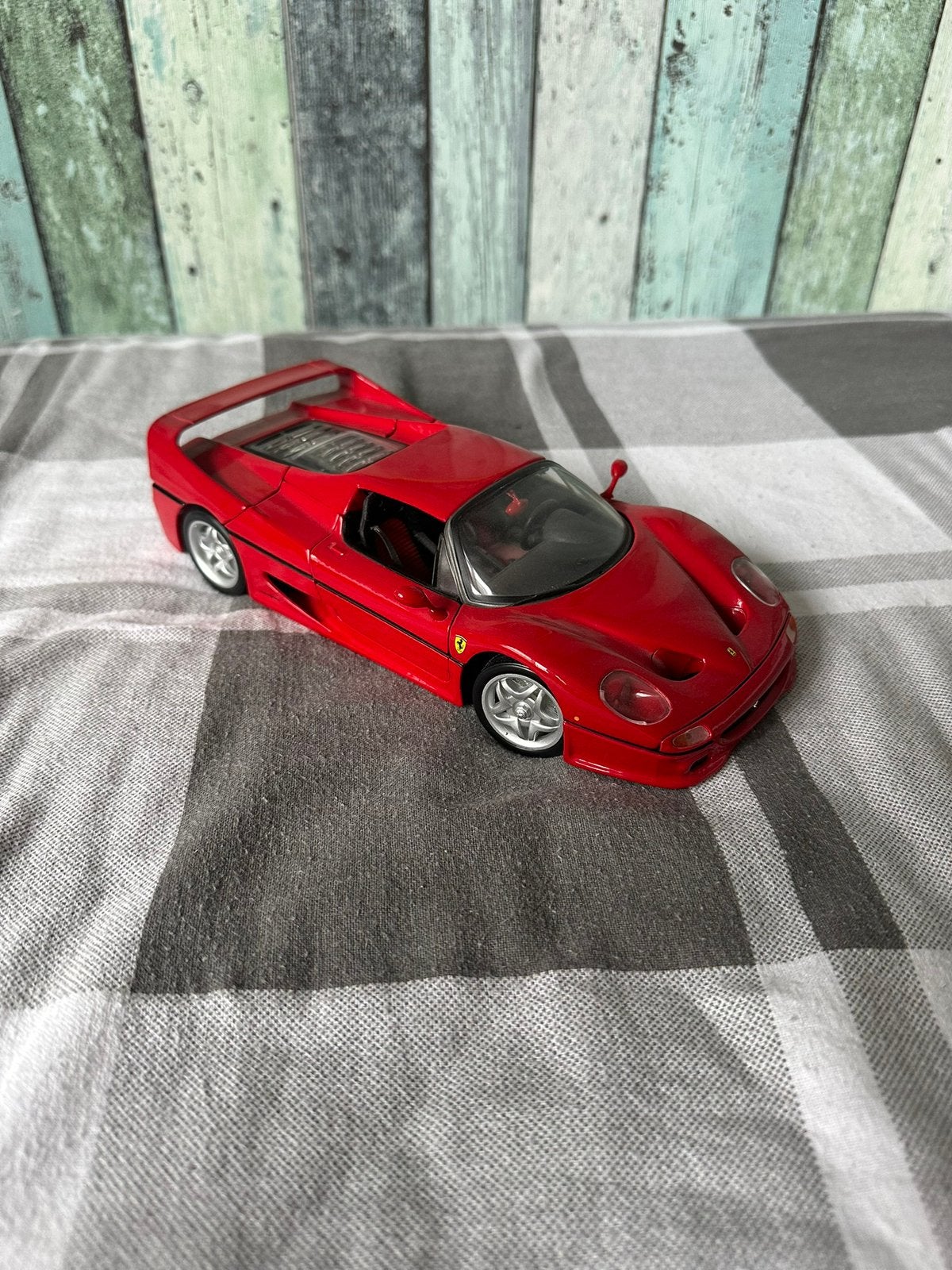 Ferrari F50 1/18, Ophalen of Verzenden, Zo goed als nieuw, Auto, Bburago