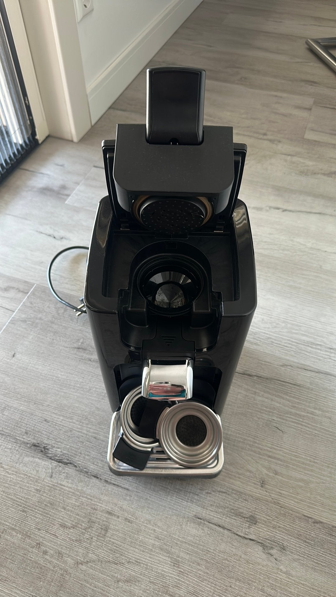 Senseo philps zwart, Witgoed en Apparatuur, Koffiezetapparaten, Ophalen of Verzenden, Gebruikt, Koffiemachine, Afneembaar waterreservoir