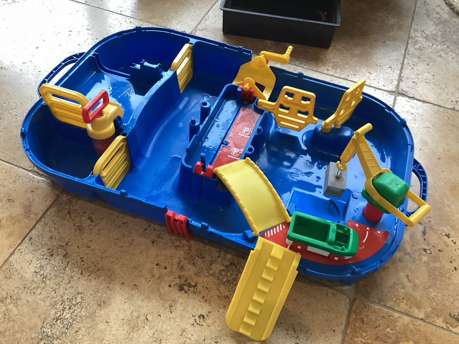 Waterbaan speelset met accessoires van Aquaplay (aqualock), Ophalen, Gebruikt, Jongen of Meisje