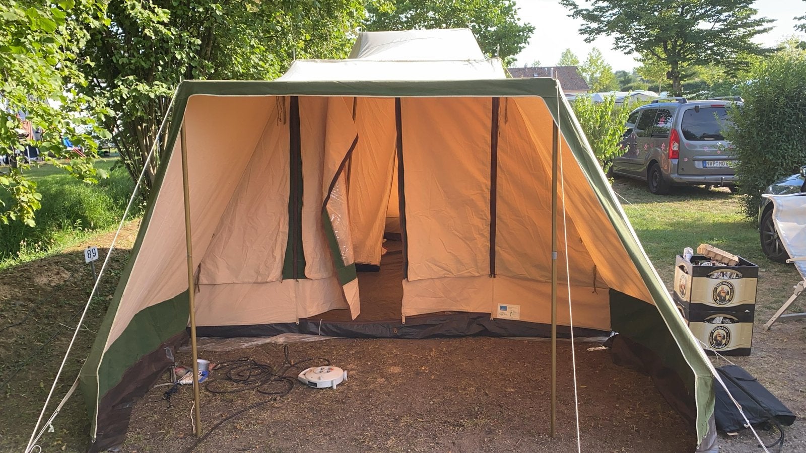4 persoons ESVO TENT, Verzenden, Zo goed als nieuw