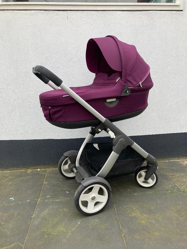 Stokke Crusi met veel accessoires, Kinderen en Baby's, Kinderwagens en Combinaties, Gebruikt, Met autostoeltje, Ophalen, Kinderwagen