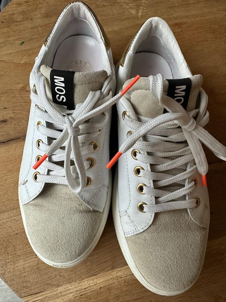 Mos Mosh Sneakers Maat 38, Ophalen of Verzenden, Gedragen, Wit, Sneakers of Gympen