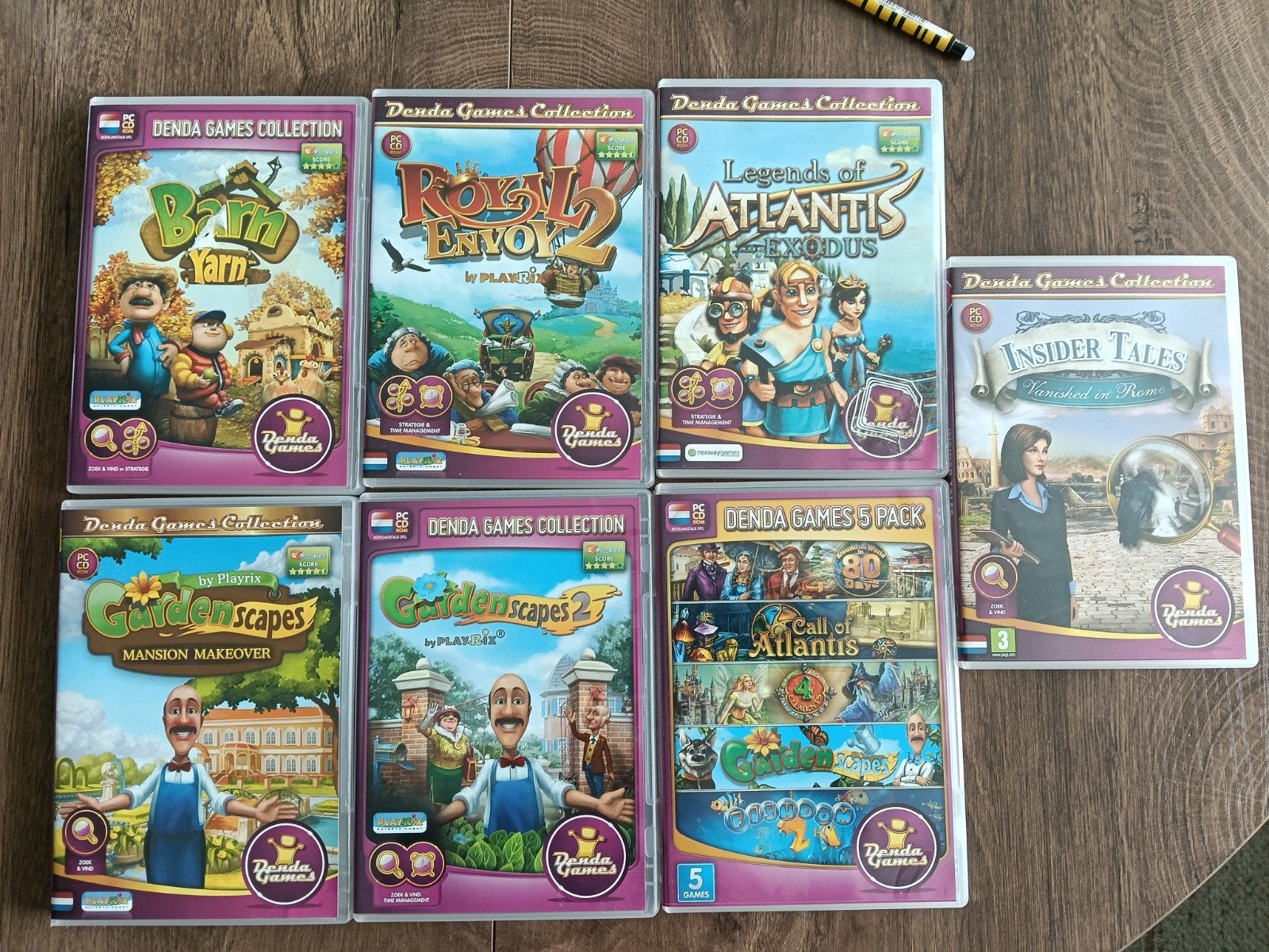 7 denda games - pc, Overige genres, 1 speler, Ophalen of Verzenden, Zo goed als nieuw