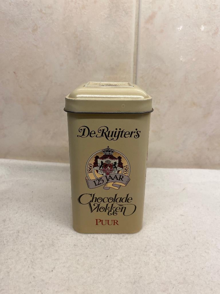 Blik De Ruijter's Chocolade Vlokken (10, Ophalen of Verzenden