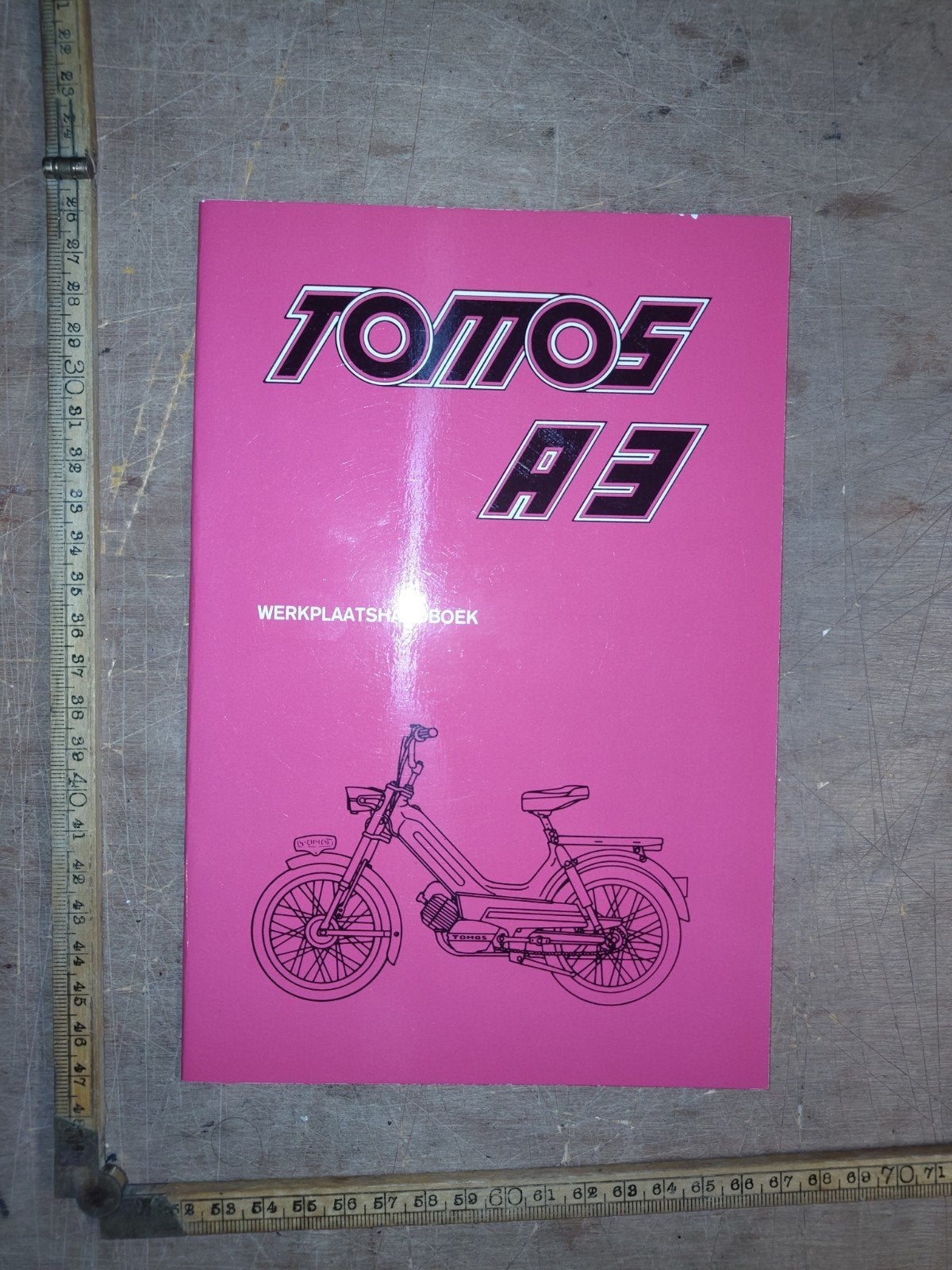 Werkplaats handboek Tomos a3, Fietsen en Brommers, Handleidingen en Instructieboekjes, Ophalen of Verzenden, Zo goed als nieuw