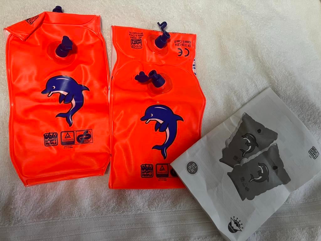 Oranje Zwembandjes voor Baby's nieuw 0-11 kilo, Jongetje of Meisje, One size, Nieuw, Ophalen of Verzenden