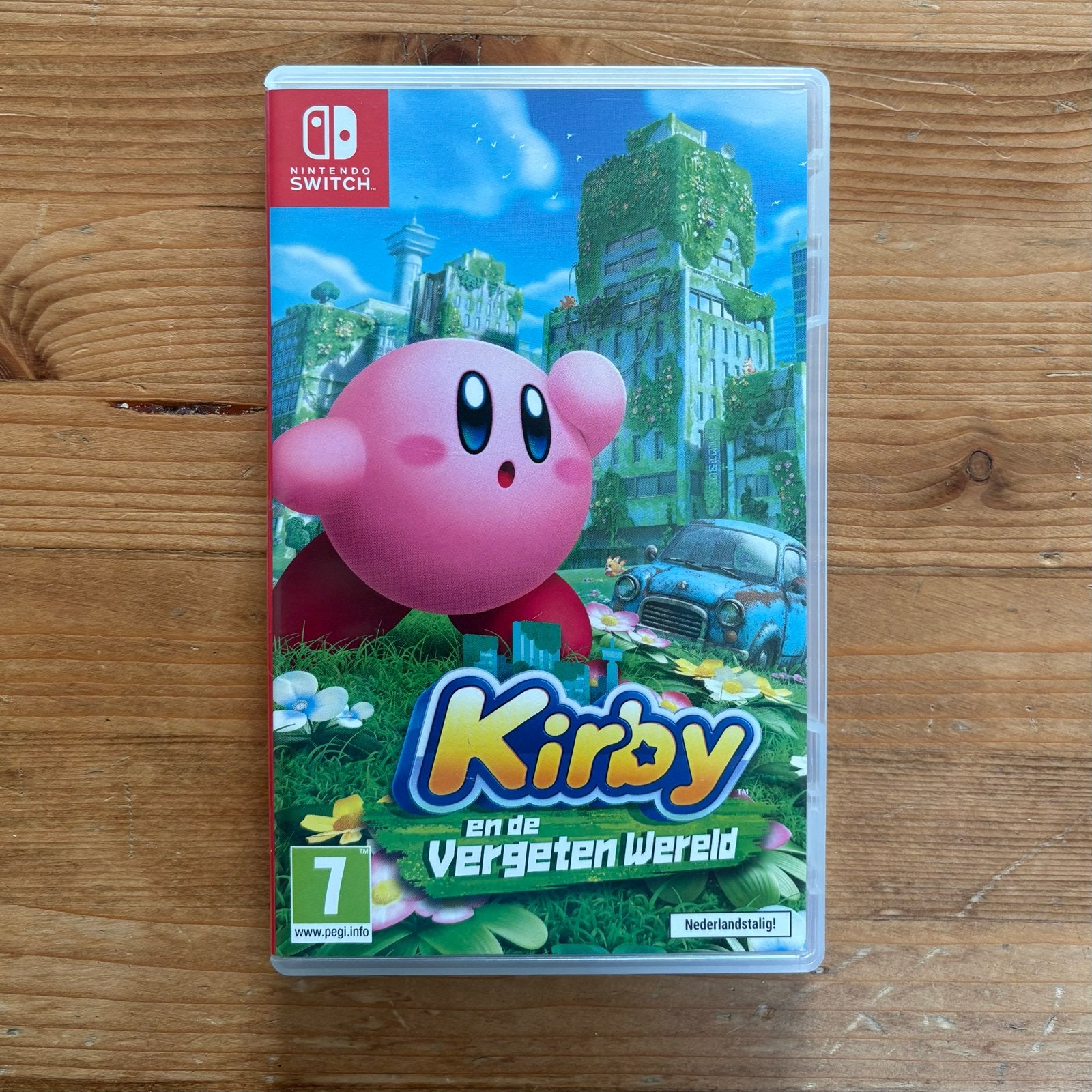 Doosje/case voor Kirby en de Vergeten Wereld (Switch), Spelcomputers en Games, Overige genres, 1 speler, Eén computer, Ophalen of Verzenden
