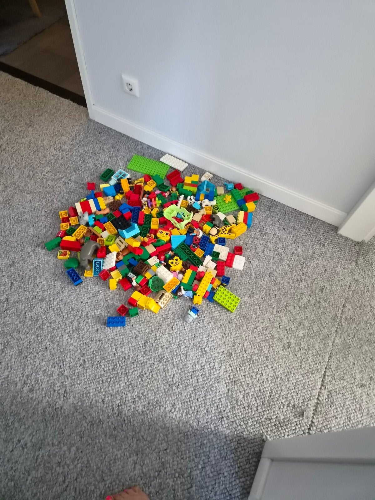 Duplo pakket, Kinderen en Baby's, Speelgoed | Duplo en Lego, Gebruikt, Ophalen of Verzenden, Duplo, Losse stenen
